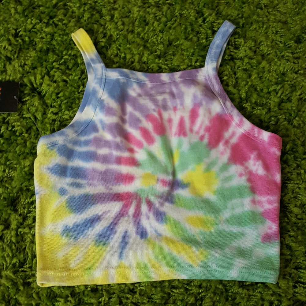 AC⚡DC Tie Dye Tank - Picture 2 of 2